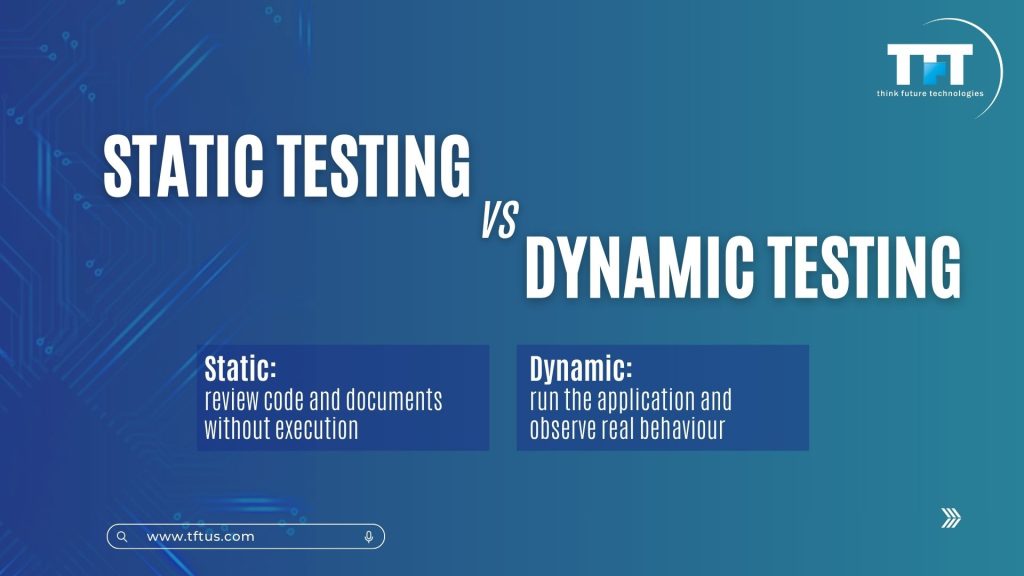 Graphic highlighting real-world use cases for dynamic testing, including e-commerce checkouts, mobile banking applications, and healthcare systems.