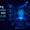 Promotional graphic titled "Building Scalable Apps with ReactJS" featuring a glowing React logo connected to various core development concepts like Components, State Management, and Performance Optimization, with responsive device mockups at the bottom. Includes the TFT US logo.