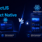 "Featured image comparing ReactJS and React Native. A split-screen visual shows ReactJS associated with web application development and React Native associated with mobile app development, connected through a central comparison framework. The design uses a modern enterprise technology style with dark blue tones and TFT US branding."