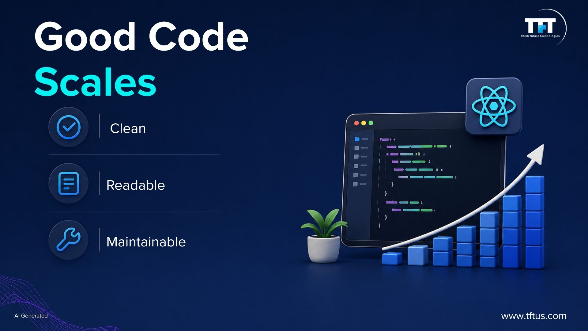 Illustration demonstrating React performance optimization by reducing unnecessary re-renders and improving application efficiency with optimized rendering techniques.
