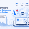 UK offshore software testing outsourcing illustration featuring global software testing partnerships, quality assurance, cost efficiency, faster time to market, scalability, and offshore QA services