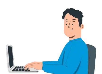 person working